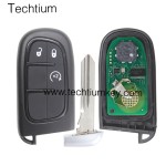 433Mhz 4A chip FCC:GQ4-54T keyless 3 button remote key for Dodge,Ram 2013-2017,Jeep 2014-2018